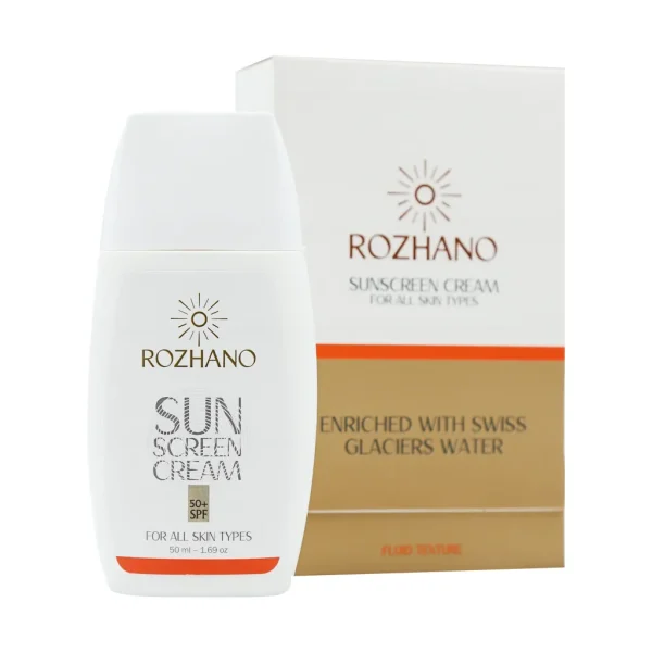 کرم ضد آفتاب SPF50 روژانو انواع پوست 50 میل